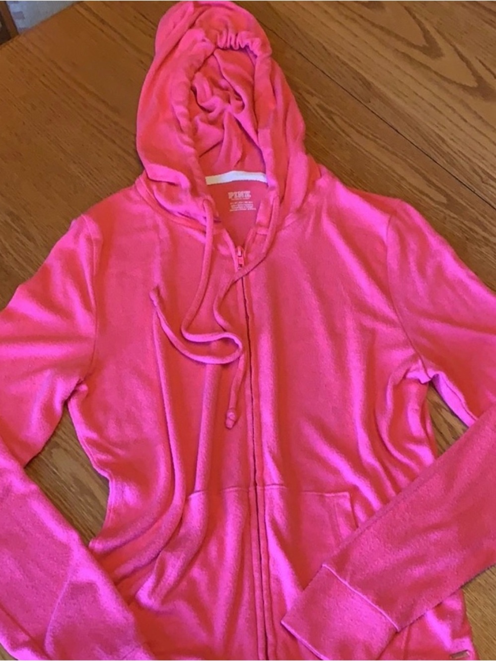 Victoria's Secret PINK sweat set: Hot Pink Sweatshirt and Jogger set size XS